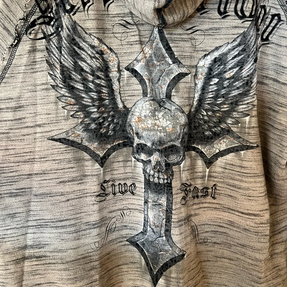 Affliction Reversible Pullover with Hood Size XXL - Picture 8 of 12